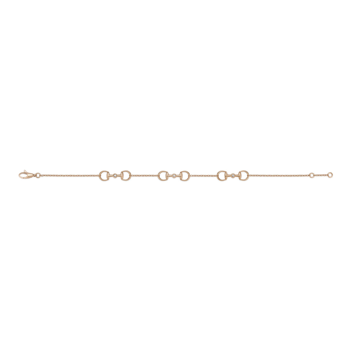 Gucci's 18K Rose Gold Horsebit Mini Bracelet
