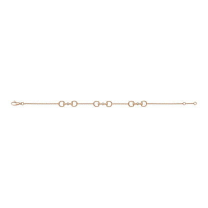 Gucci's 18K Rose Gold Horsebit Mini Bracelet