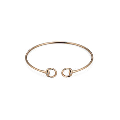 Gucci's 18K Rose Gold Horsebit Mini Bangle