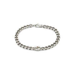 Gucci's Silver Interlocking GG Chain Bracelet