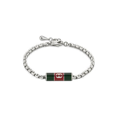 Gucci's Silver Web Chain Bracelet