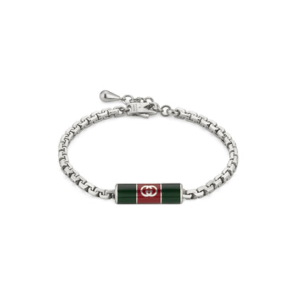Gucci's Silver Web Chain Bracelet