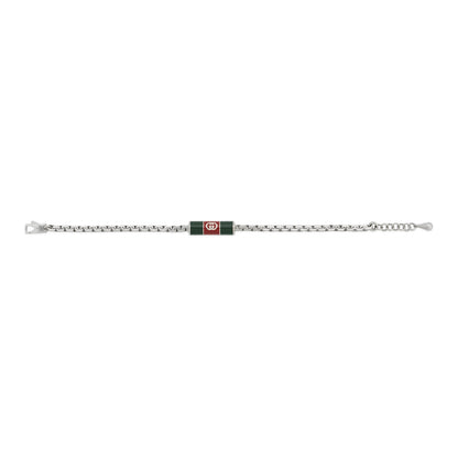 Gucci's Silver Web Chain Bracelet