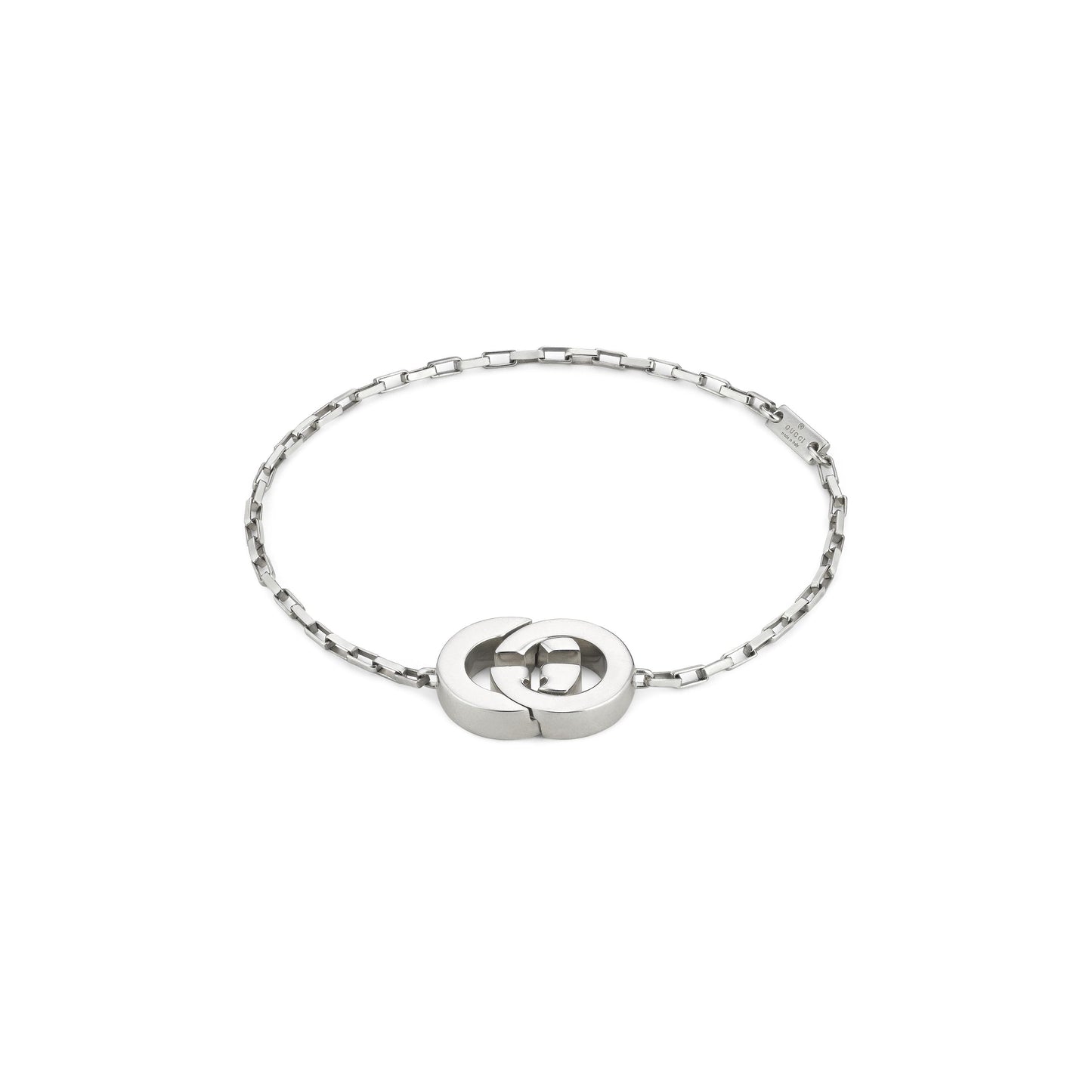 Gucci's Silver Interlocking GG Chain Bracelet