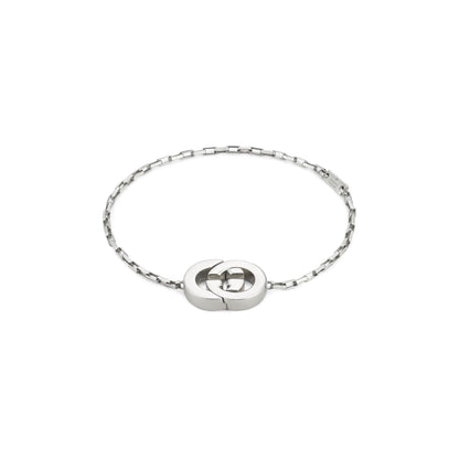 Gucci's Silver Interlocking GG Chain Bracelet