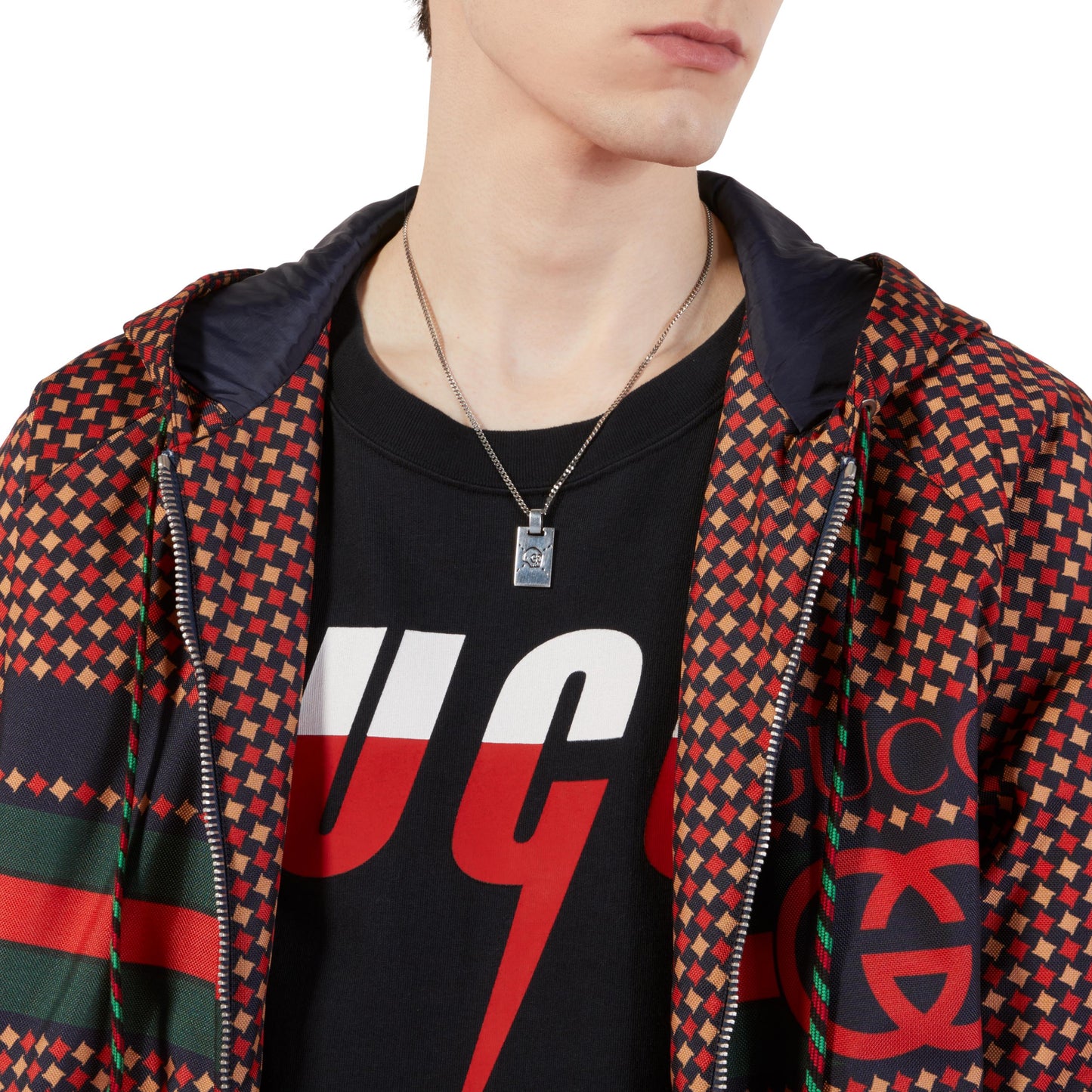 Gucci's Silver GucciGhost Tag Chain