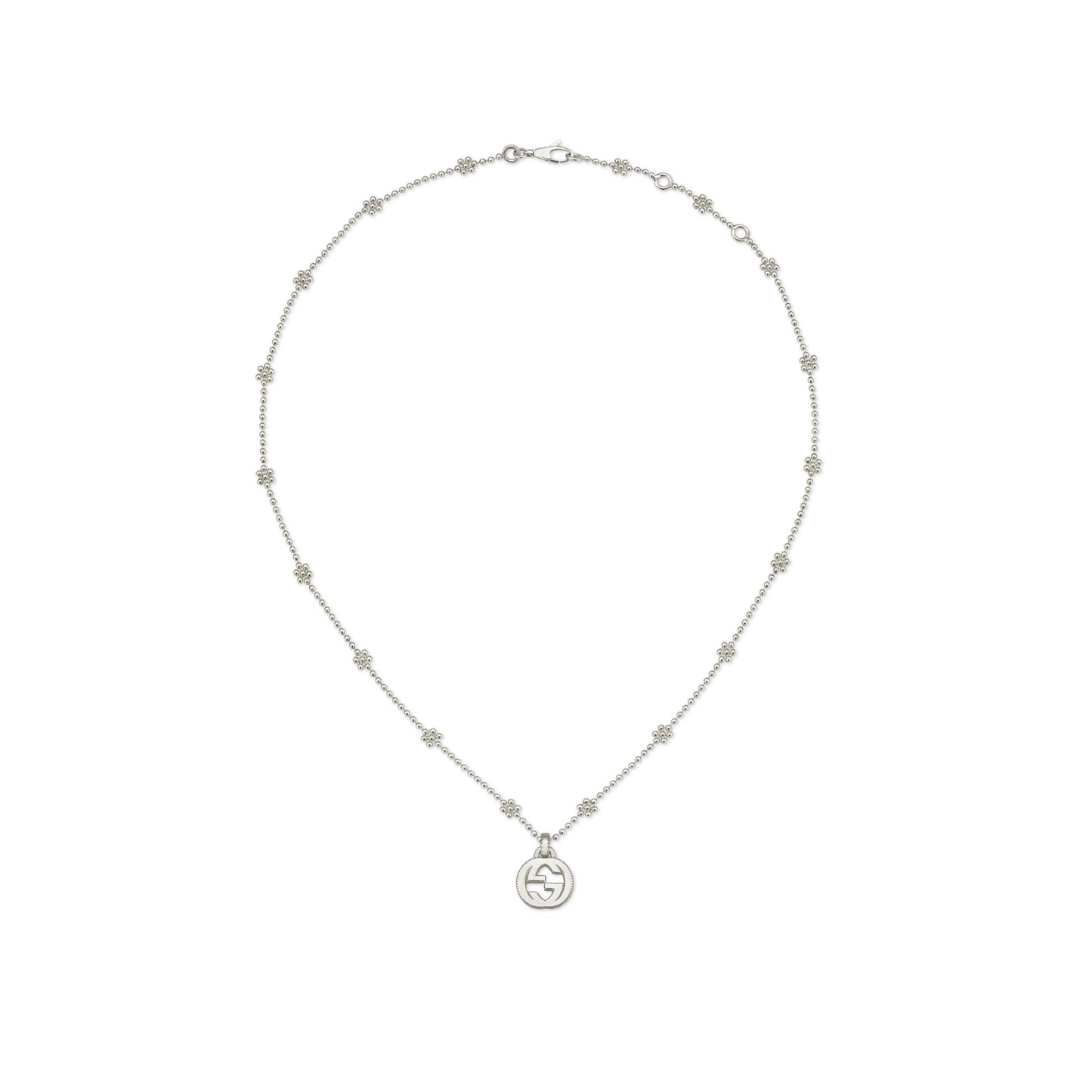 Gucci's Silver Interlocking G Necklace