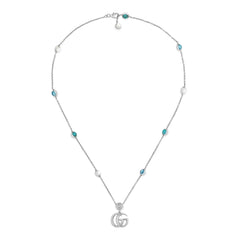 Gucci's Silver GG Marmont Necklace