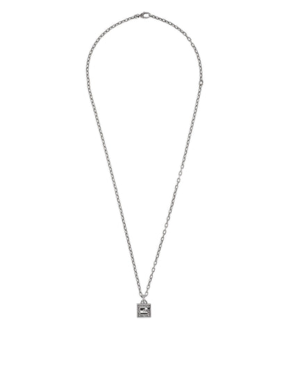 Gucci's Silver G Cube Necklace