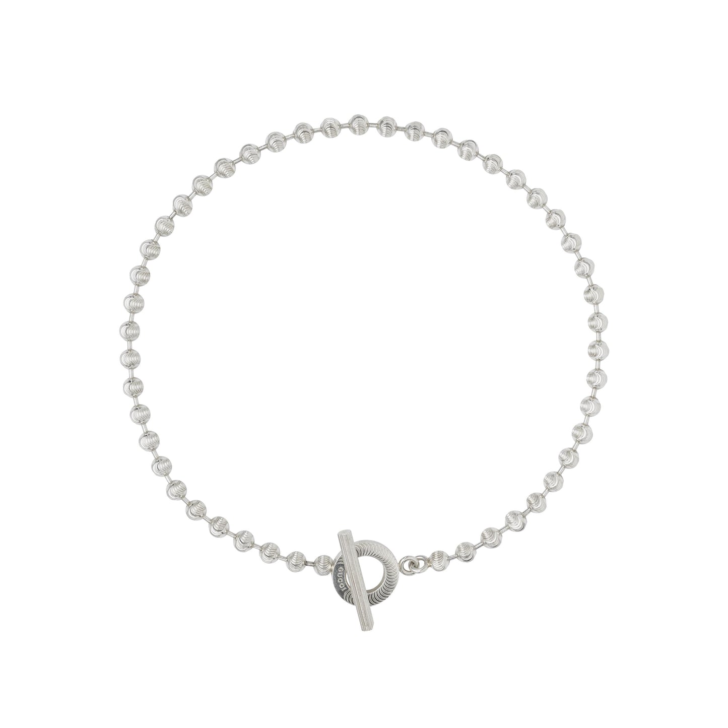 Gucci's Silver Boule Chain Bracelet