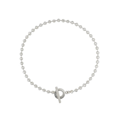 Gucci's Silver Boule Chain Bracelet