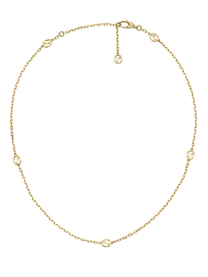 Gucci's 18K Yellow Gold Interlocking G Necklace