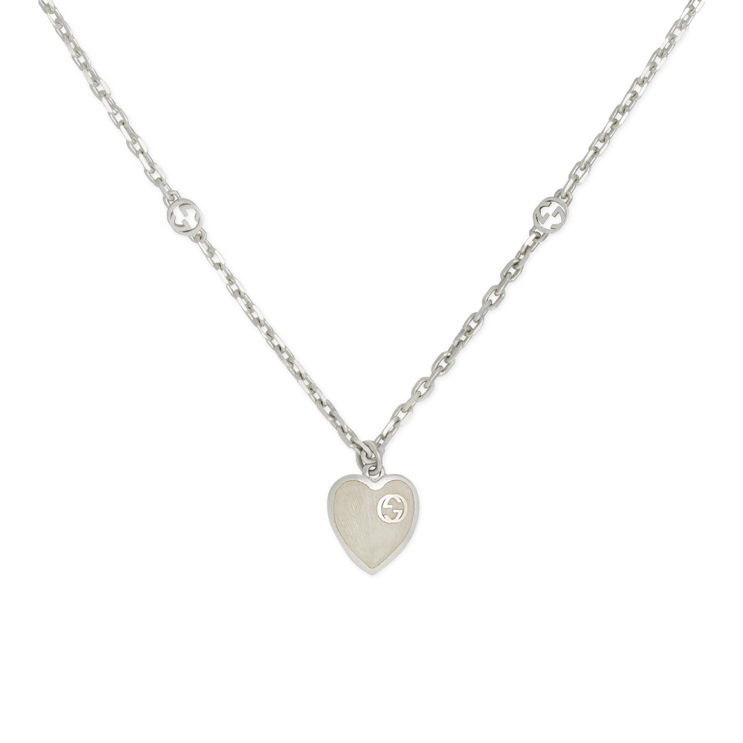 Gucci's Silver Interlocking G Necklace