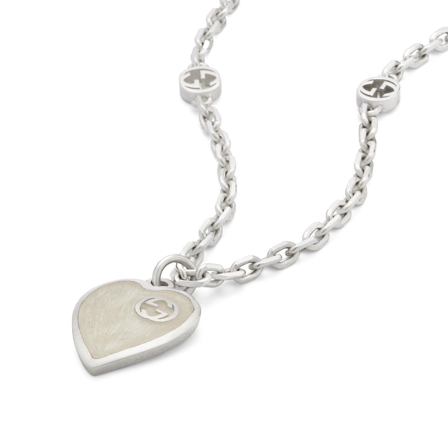Gucci's Silver Interlocking G Necklace