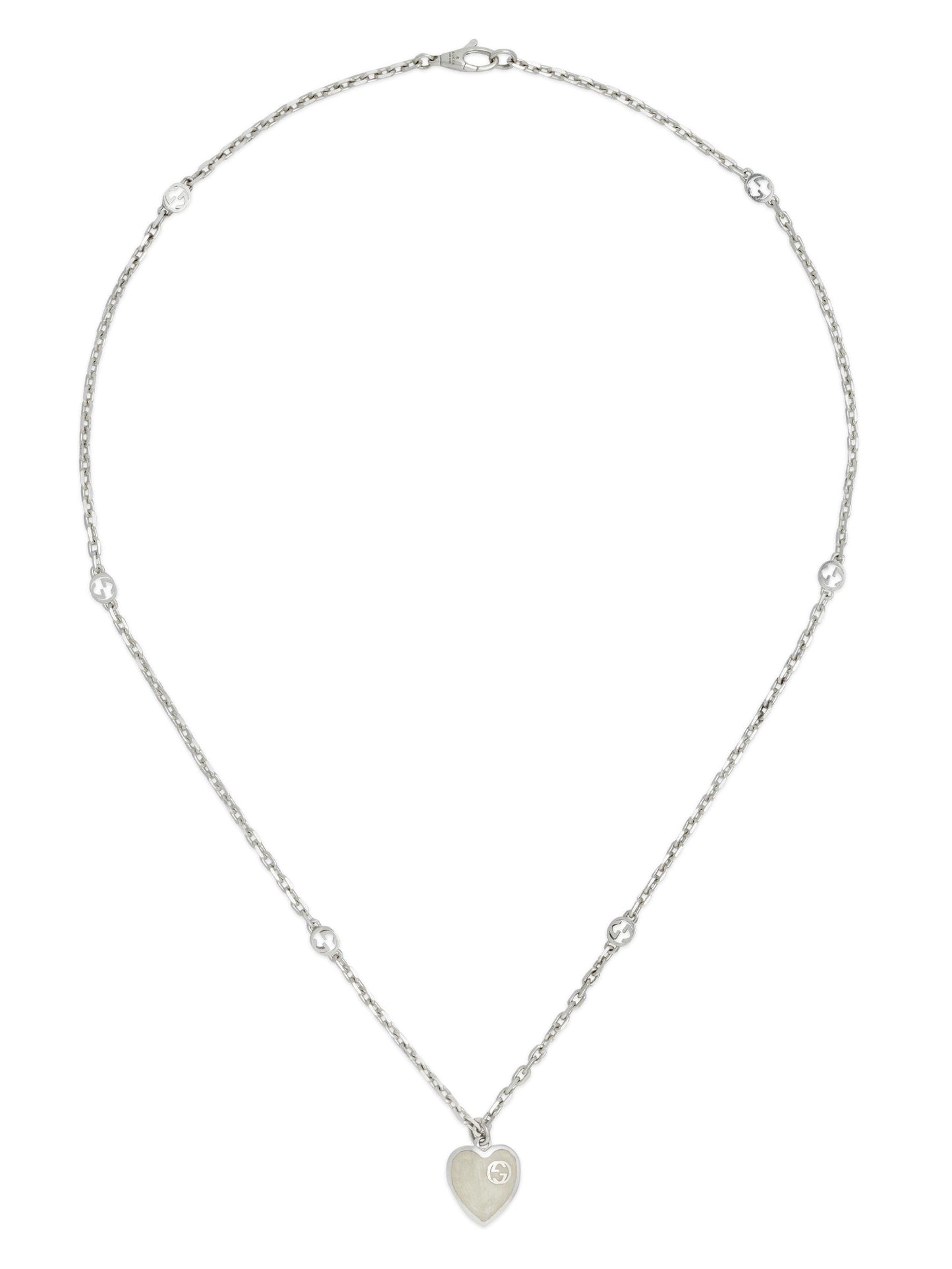 Gucci's Silver Interlocking G Necklace