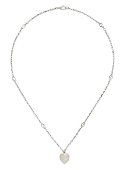 Gucci's Silver Interlocking G Necklace