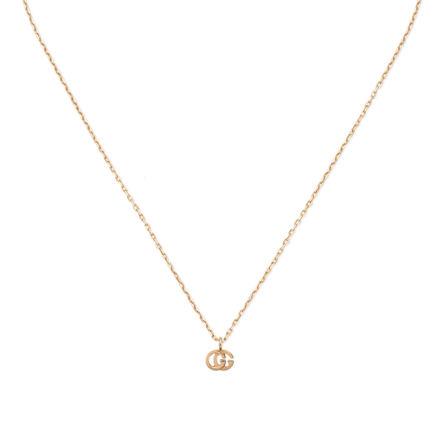 Gucci's 18K Rose Gold GG Running Necklace