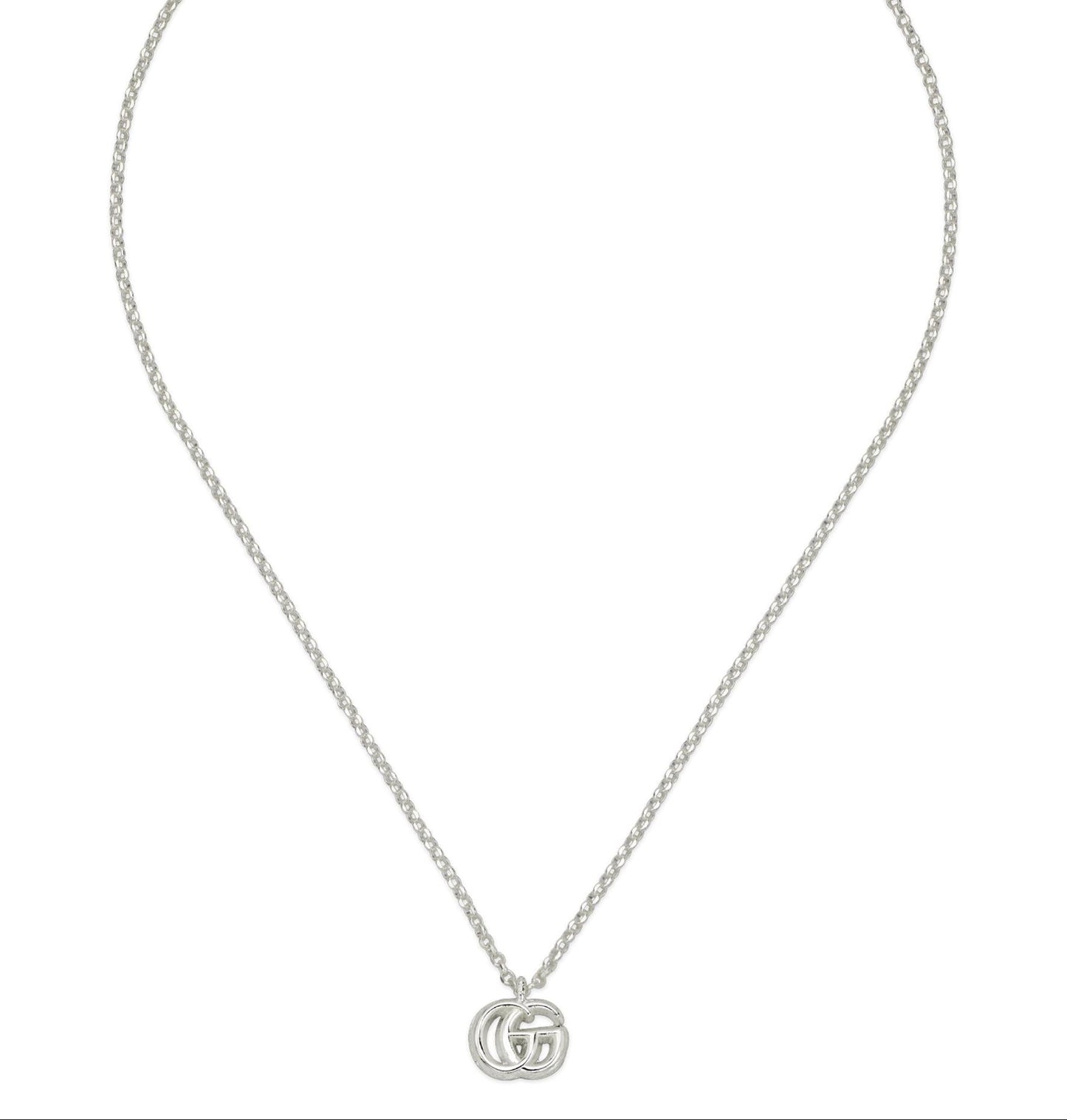 Gucci's Silver GG Marmont Necklace