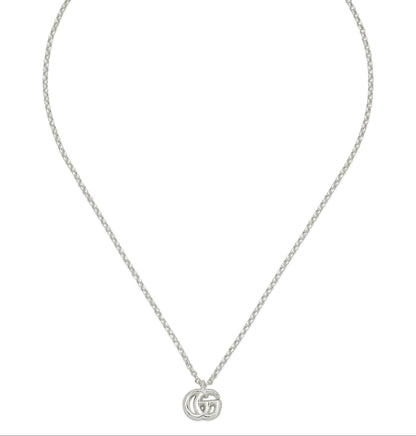 Gucci's Silver GG Marmont Necklace