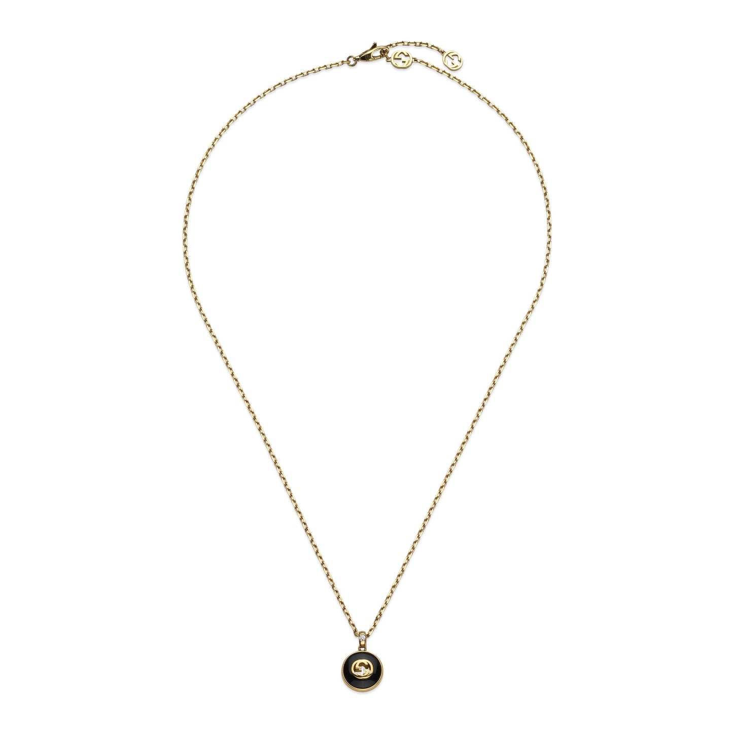 Gucci's 18K Yellow Gold Interlocking G Necklace