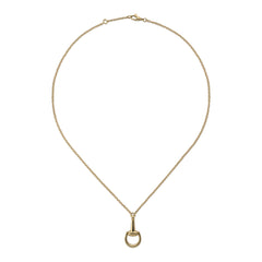 Gucci's 18K Yellow Gold Horsebit Necklace