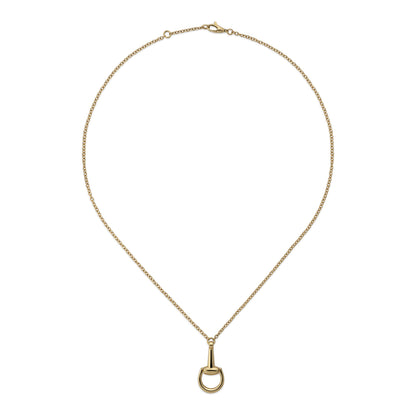 Gucci's 18K Yellow Gold Horsebit Necklace