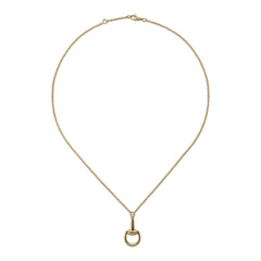 Gucci's 18K Yellow Gold Horsebit Necklace