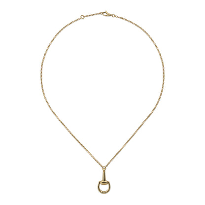 Gucci's 18K Yellow Gold Horsebit Necklace