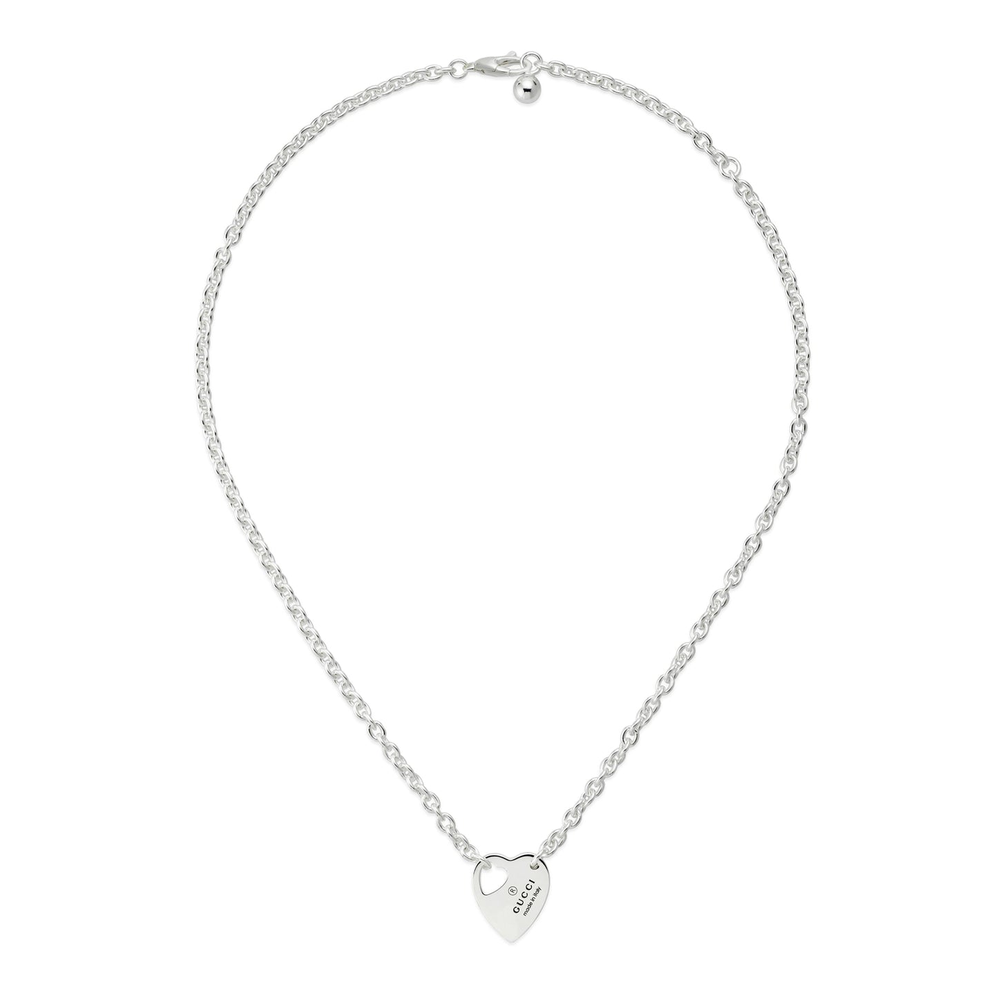 Gucci's Silver Trademark Necklace