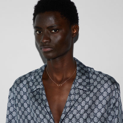 Gucci's 18K Rose Gold Horsebit Necklace