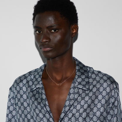 Gucci's 18K Rose Gold Horsebit Necklace