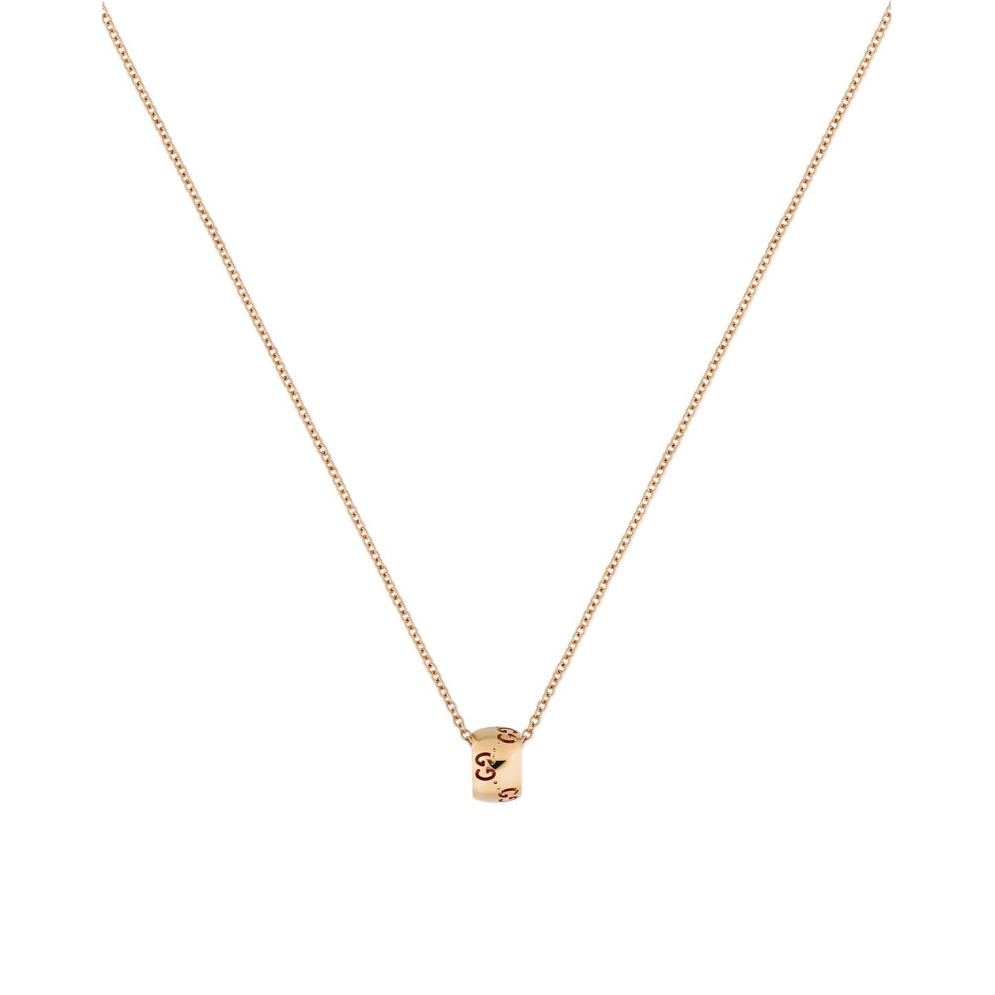 Gucci's 18K Rose Gold Icon GG Necklace