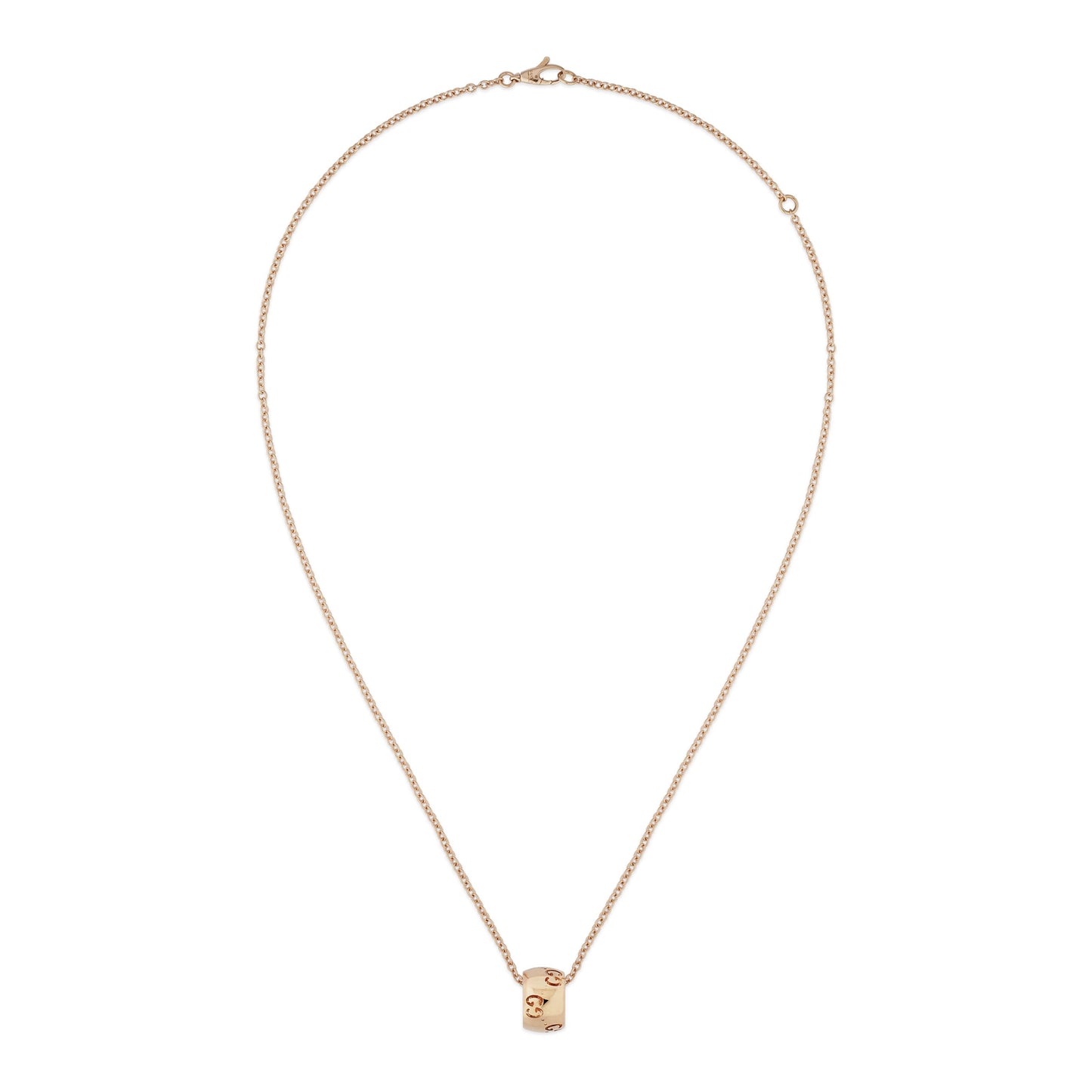 Gucci's 18K Rose Gold Icon GG Necklace
