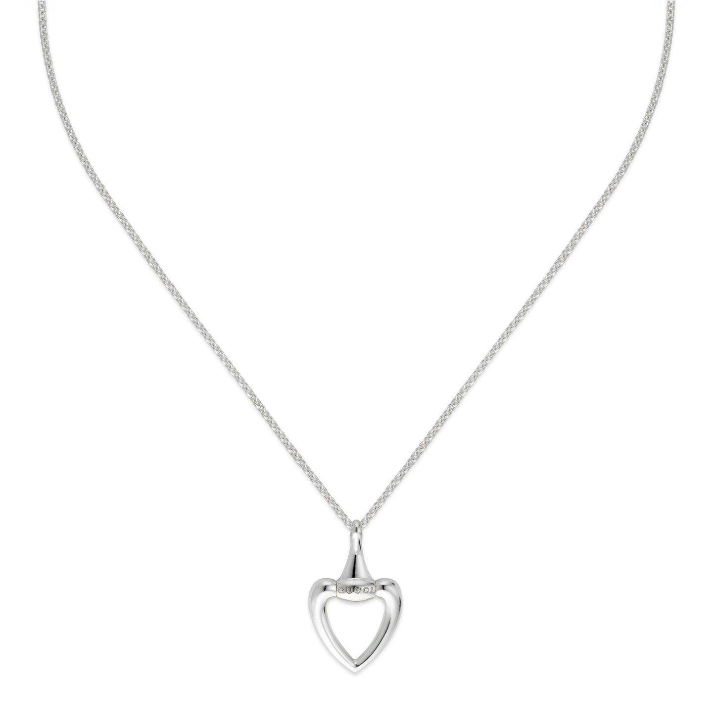 Gucci's Silver Heart Necklace