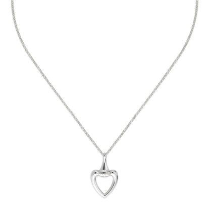 Gucci's Silver Heart Necklace