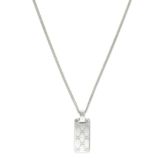 Gucci's Silver Signature GG Tag Chain