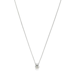 Gucci's Silver Interlocking G Necklace