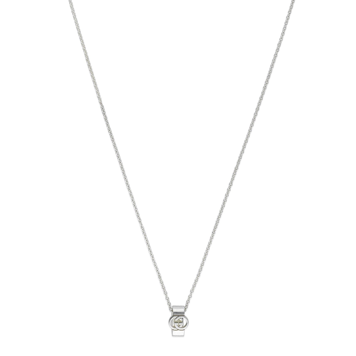 Gucci's Silver Interlocking G Necklace