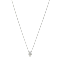 Gucci's Silver Interlocking G Necklace