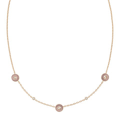 Gucci's 18K Rose Gold Interlocking G Necklace
