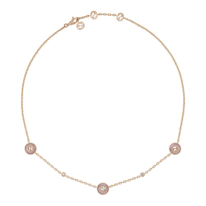 Gucci's 18K Rose Gold Interlocking G Necklace