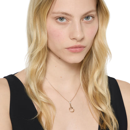 Gucci's 18K Rose Gold Horsebit Mini Necklace