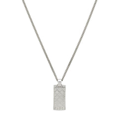 Gucci's Silver Diamante Pendant Necklace