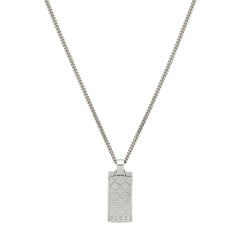 Gucci's Silver Diamante Pendant Necklace