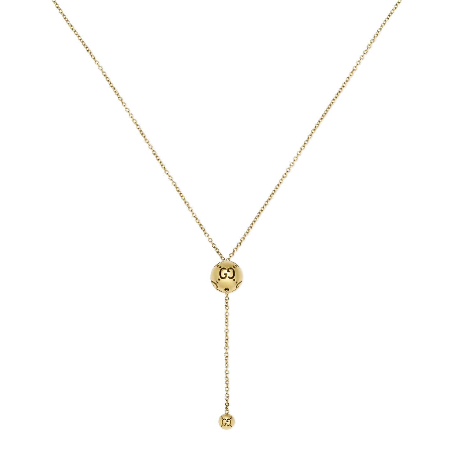 Gucci's 18K Yellow Gold Icon Lariat Necklace