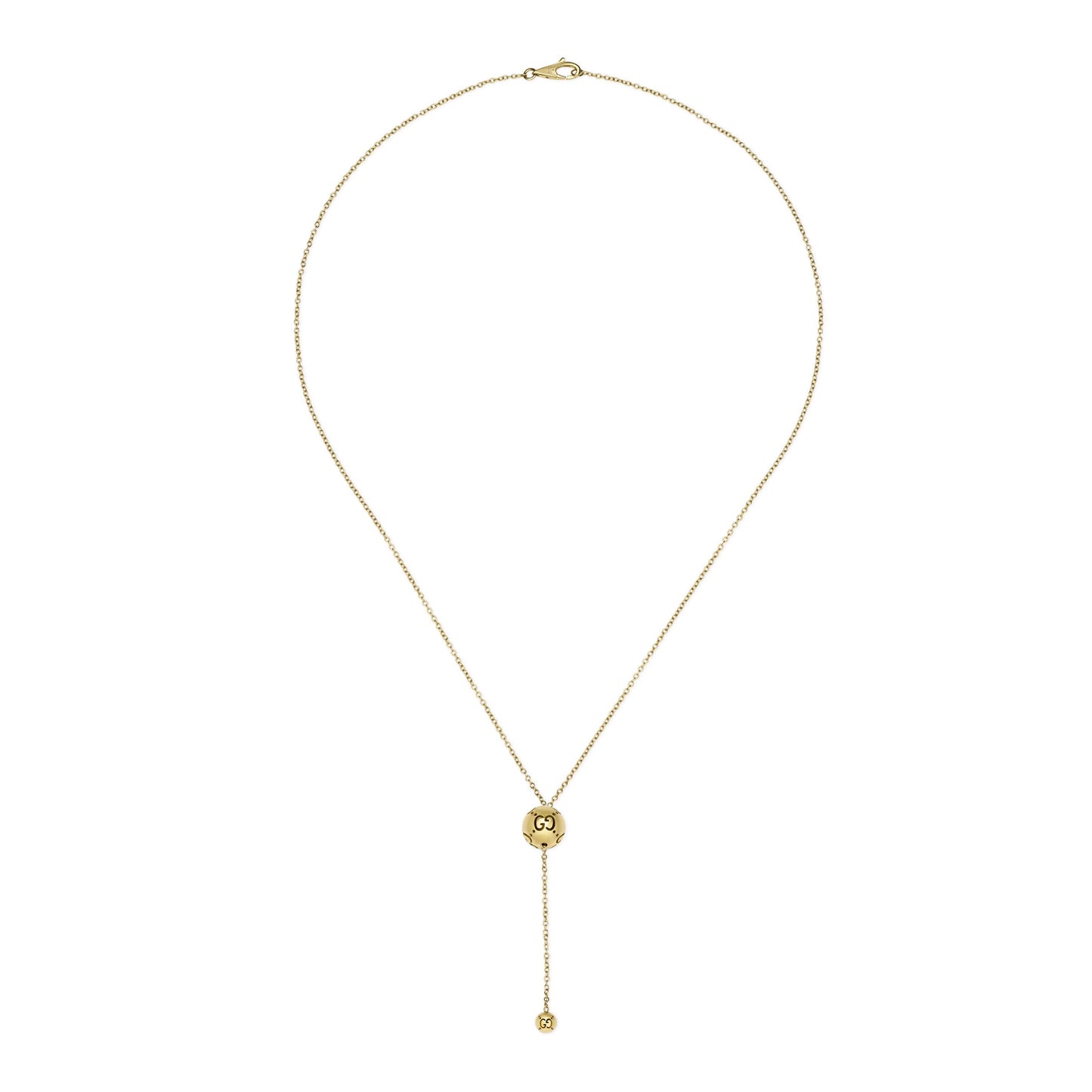 Gucci's 18K Yellow Gold Icon Lariat Necklace