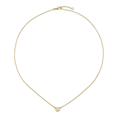 Gucci's 18K Yellow Gold Interlocking G Pendant Necklace