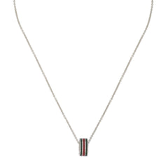 Gucci's Silver Web Pendant Necklace