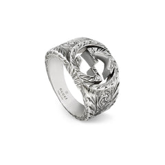 Gucci's Silver Interlocking G Ring