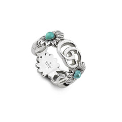 Gucci's Silver GG Marmont Ring